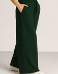 MOVE WIDE TROUSERS-DOUBLE KNIT