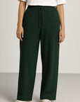 MOVE WIDE TROUSERS-DOUBLE KNIT