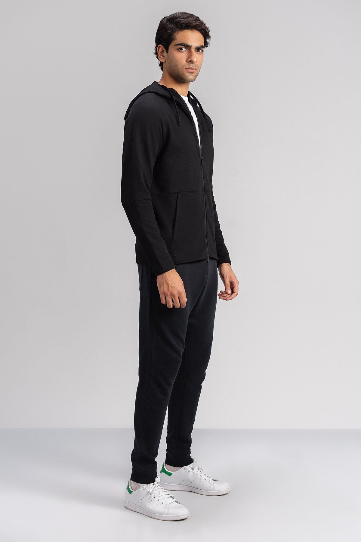 FULL ZIP HOODIE-DOUBLE KNIT