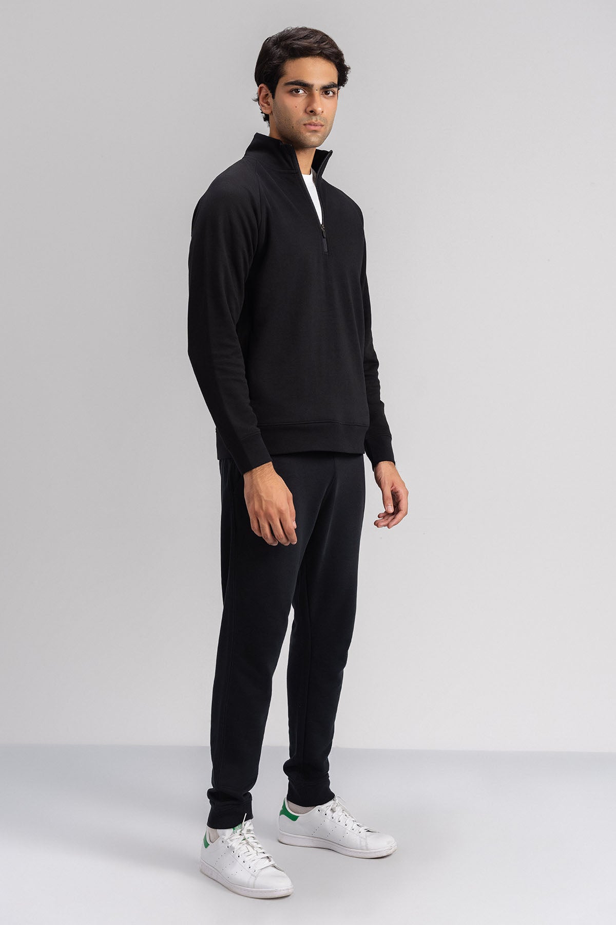 MEN QUARTER ZIP-DOUBLE KNIT