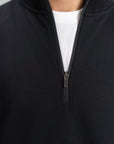 MEN QUARTER ZIP-DOUBLE KNIT