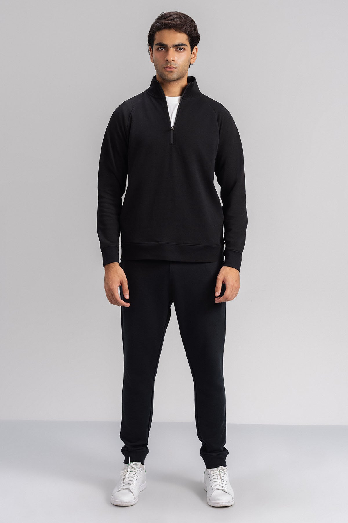 MEN QUARTER ZIP-DOUBLE KNIT