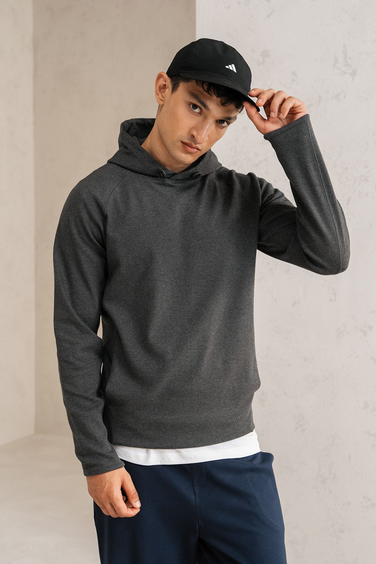 TRANSFORM PULLOVER HOODIE-DOUBLE KNIT