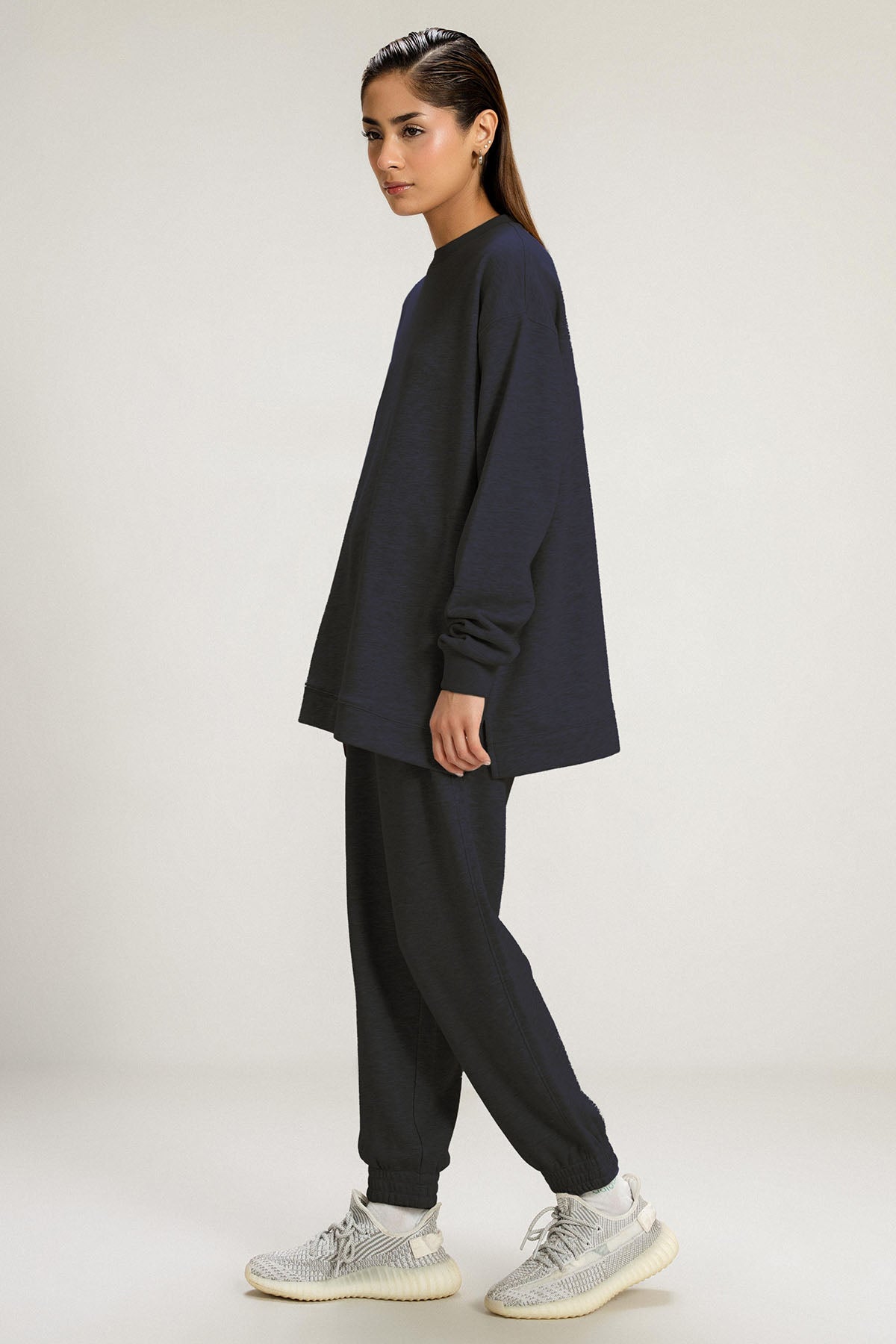 LONG SWEATSHIRT - PIMA TERY