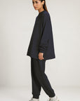 LONG SWEATSHIRT - PIMA TERY