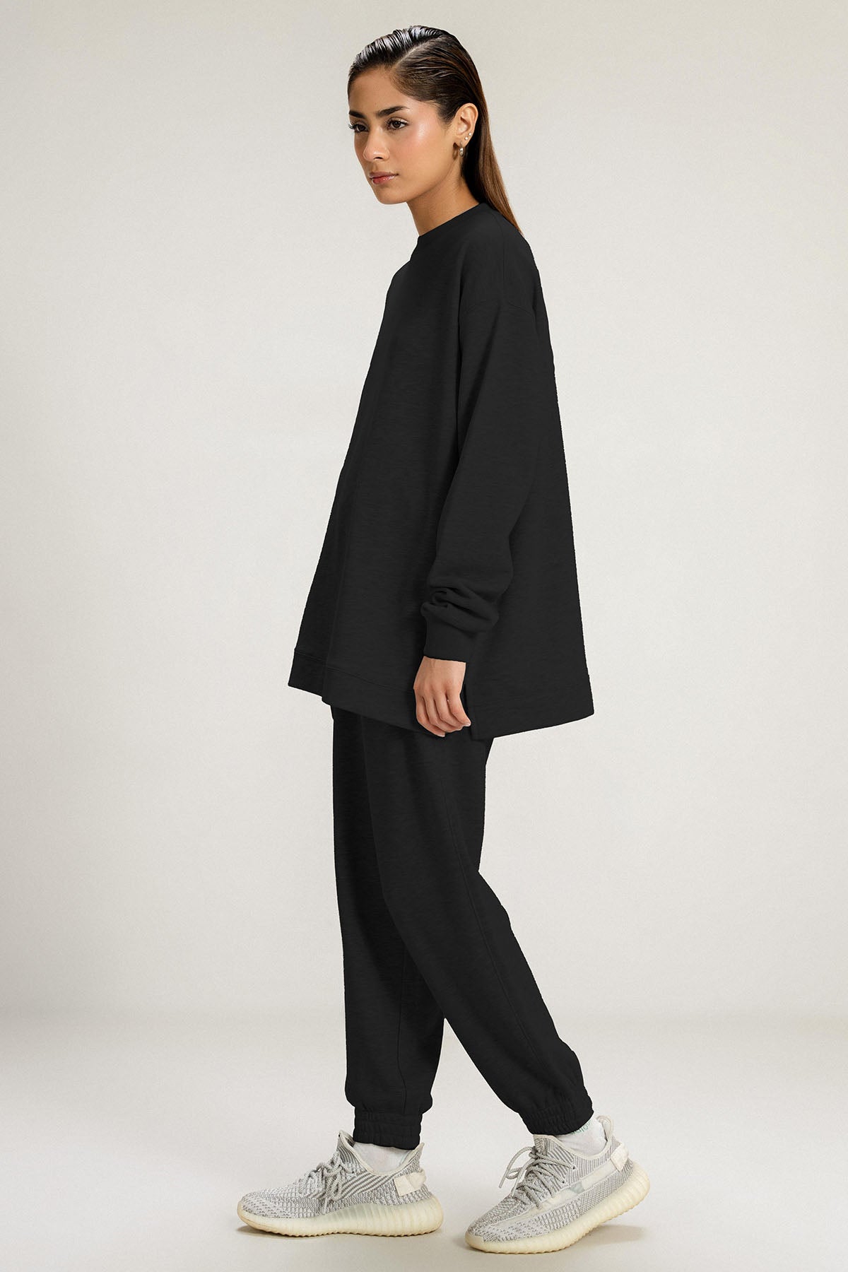 LONG SWEATSHIRT - PIMA TERY