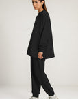 LONG SWEATSHIRT - PIMA TERY