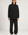 LONG SWEATSHIRT - PIMA TERY