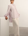 BALLOON SLEEVE POPLIN SHIRT