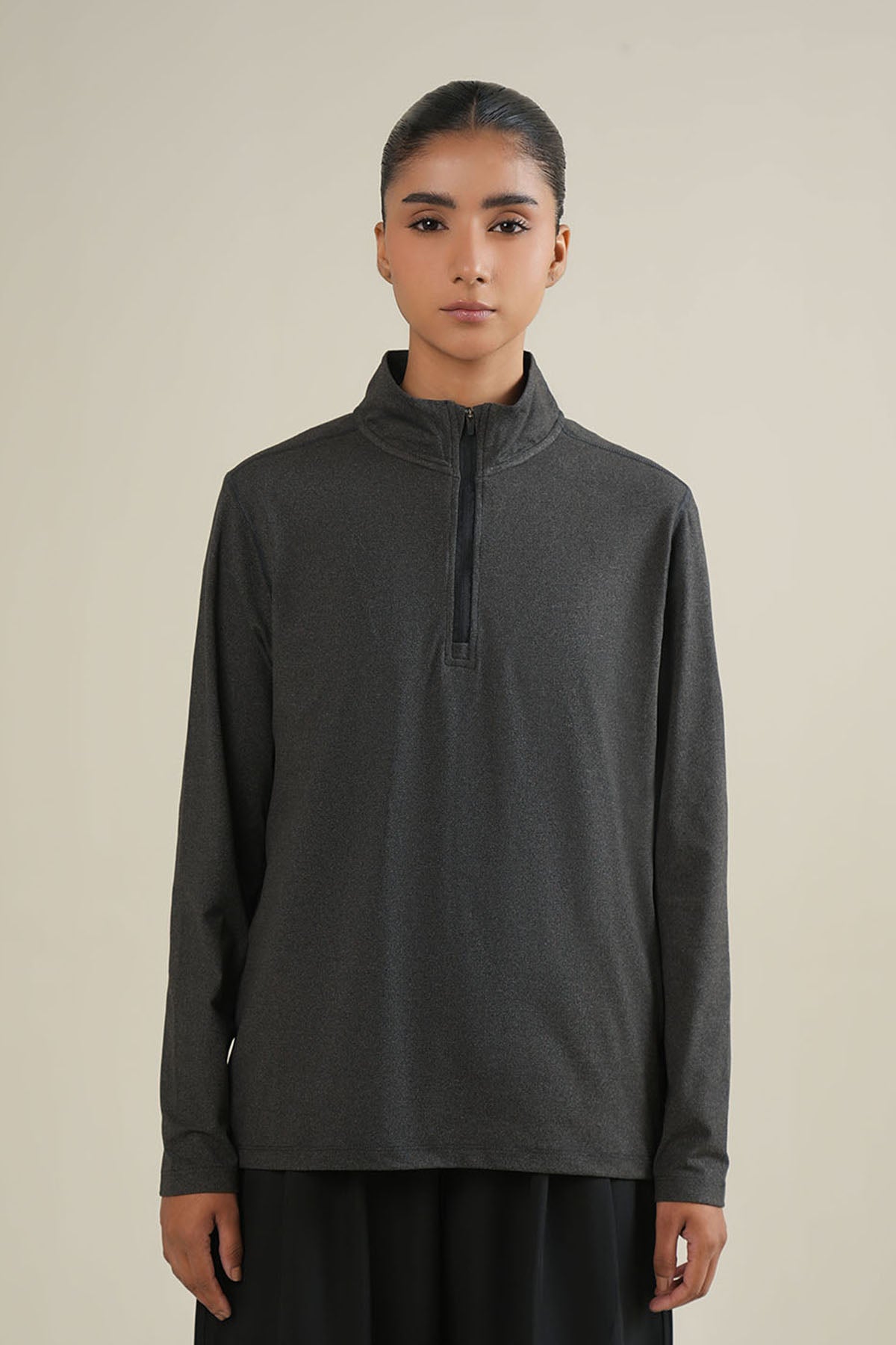 WOMEN TRAINING QUARTER ZIPPER