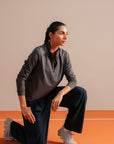 WOMEN TRAINING QUARTER ZIPPER