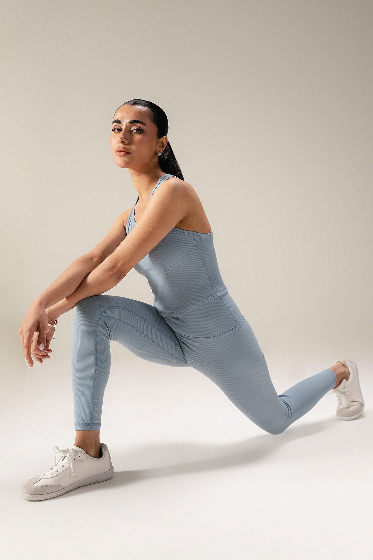 RIBBED ACTIVE LEGGING