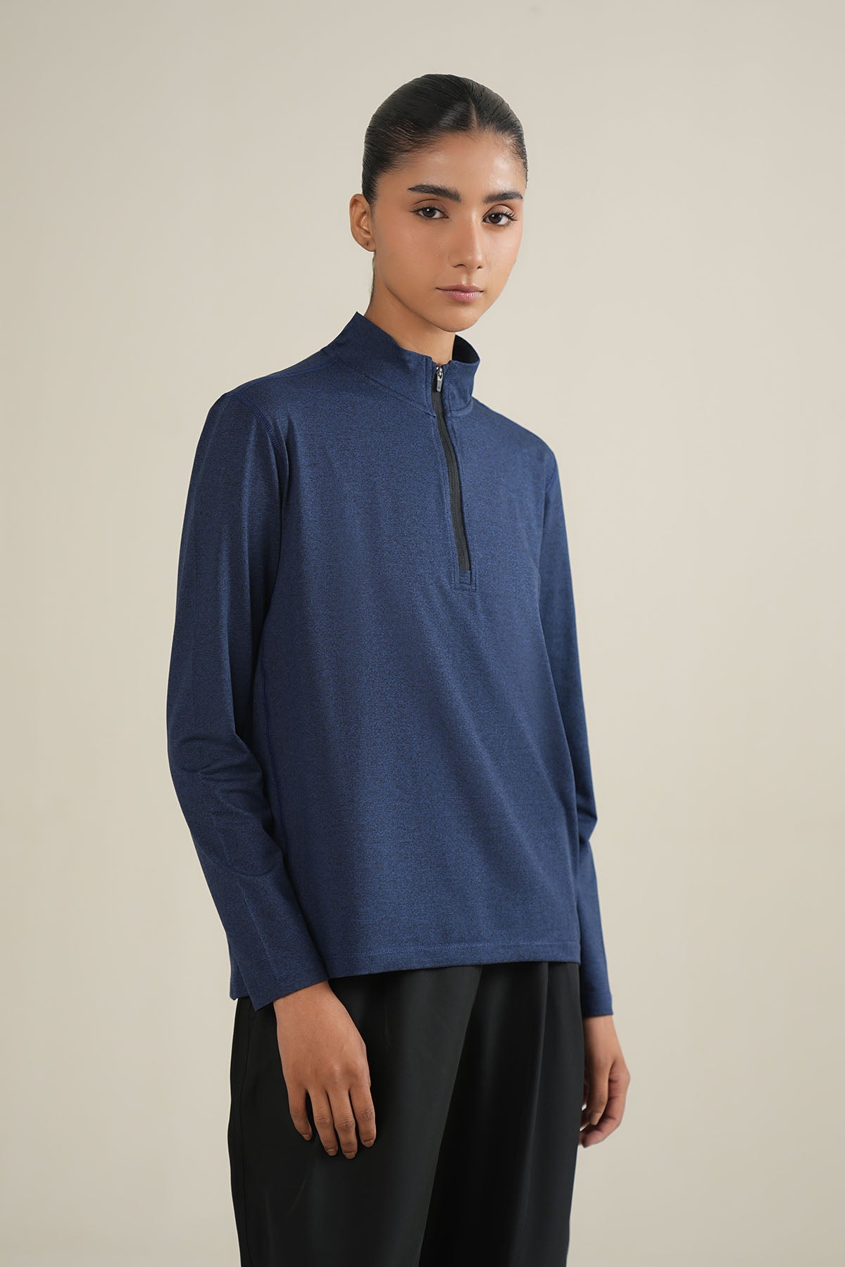 WOMEN TRAINING QUARTER ZIPPER