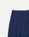 PLEATED WIDE LEG PANT-DOUBLE KNIT