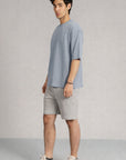 MEN OVERSIZED DOUBLE KNIT SHIRT