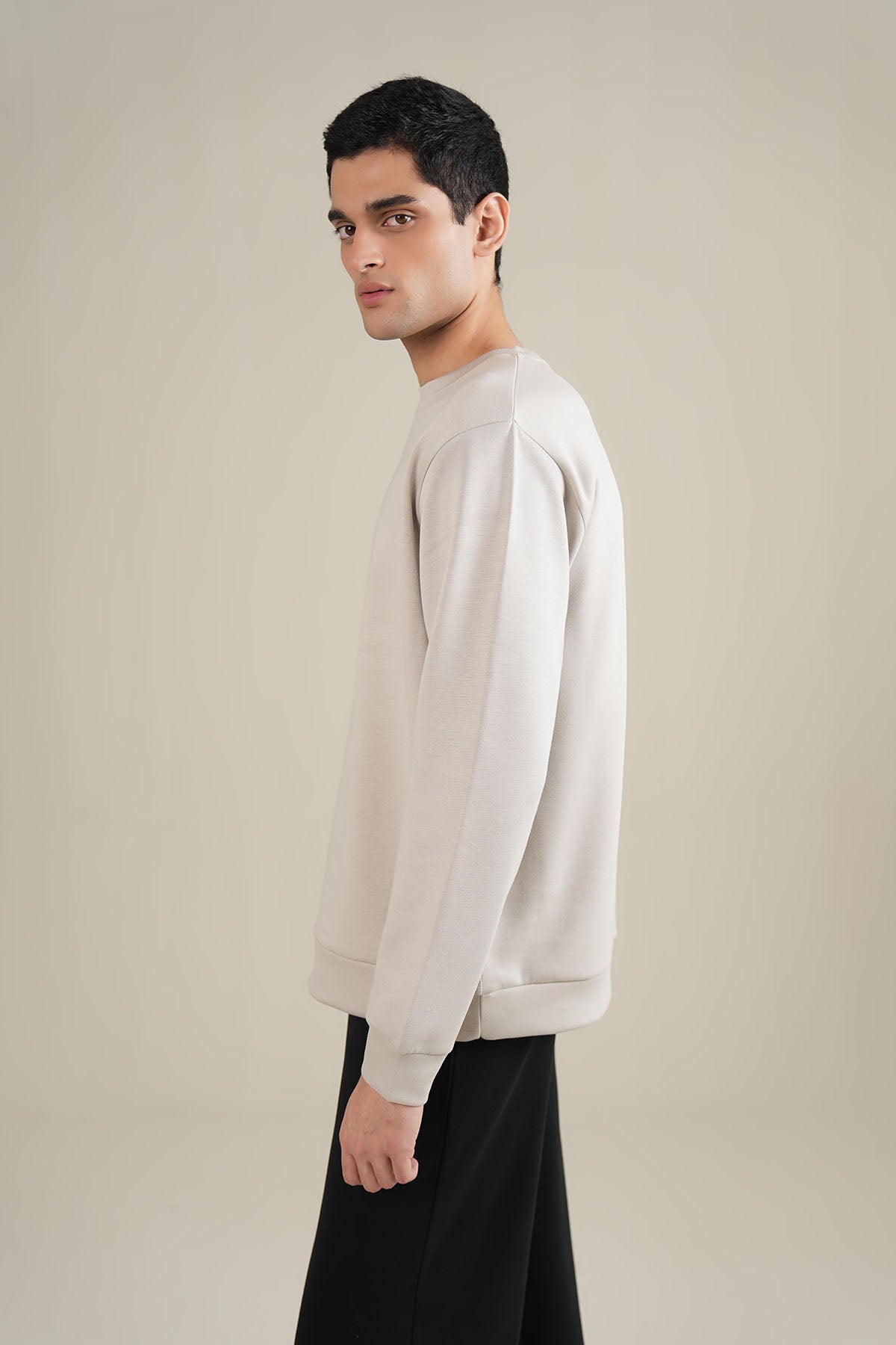 CREW NECK SWEAT-SCUBA LIGHT CLOUDLUX
