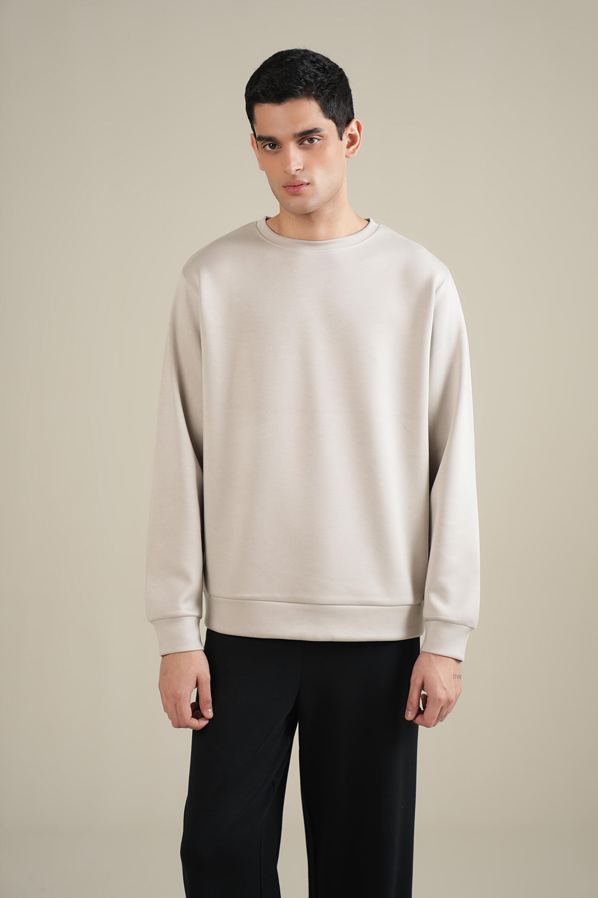 CREW NECK SWEAT-SCUBA LIGHT CLOUDLUX