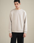 CREW NECK SWEAT-SCUBA LIGHT CLOUDLUX