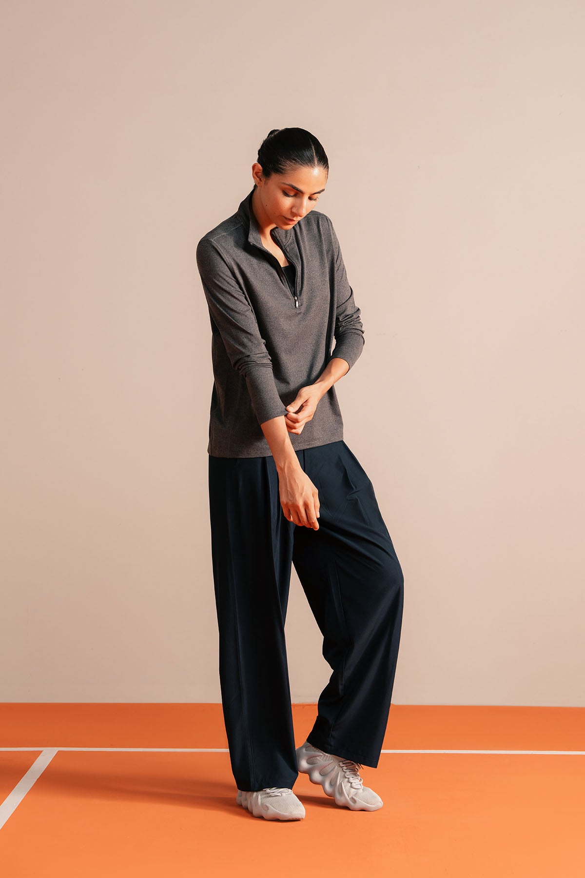 ACTIVE WIDE-LEG PANTS