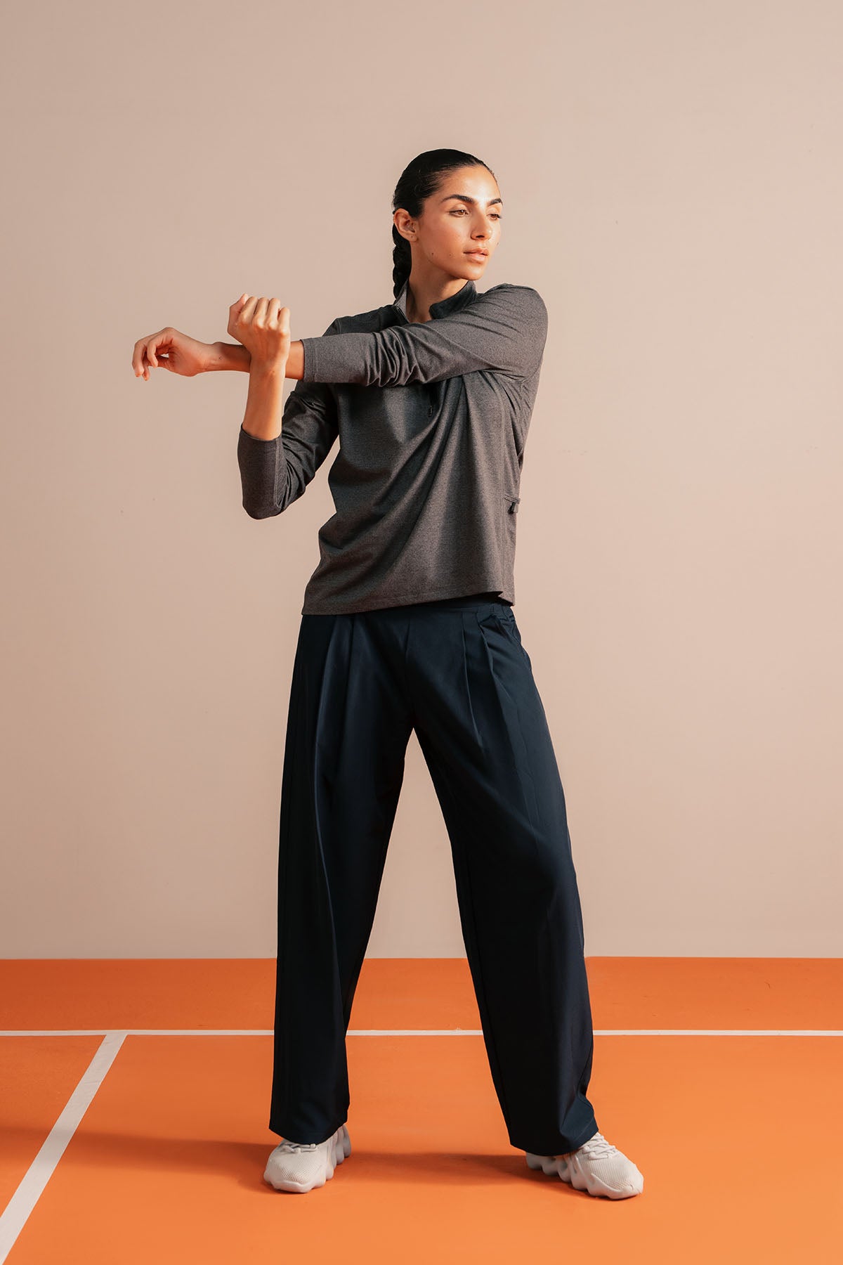 ACTIVE WIDE-LEG PANTS