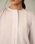 BALLOON SLEEVE POPLIN SHIRT