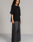 OVERSIZED-DOUBLE KNIT T-SHIRT