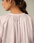 BALLOON SLEEVE POPLIN SHIRT