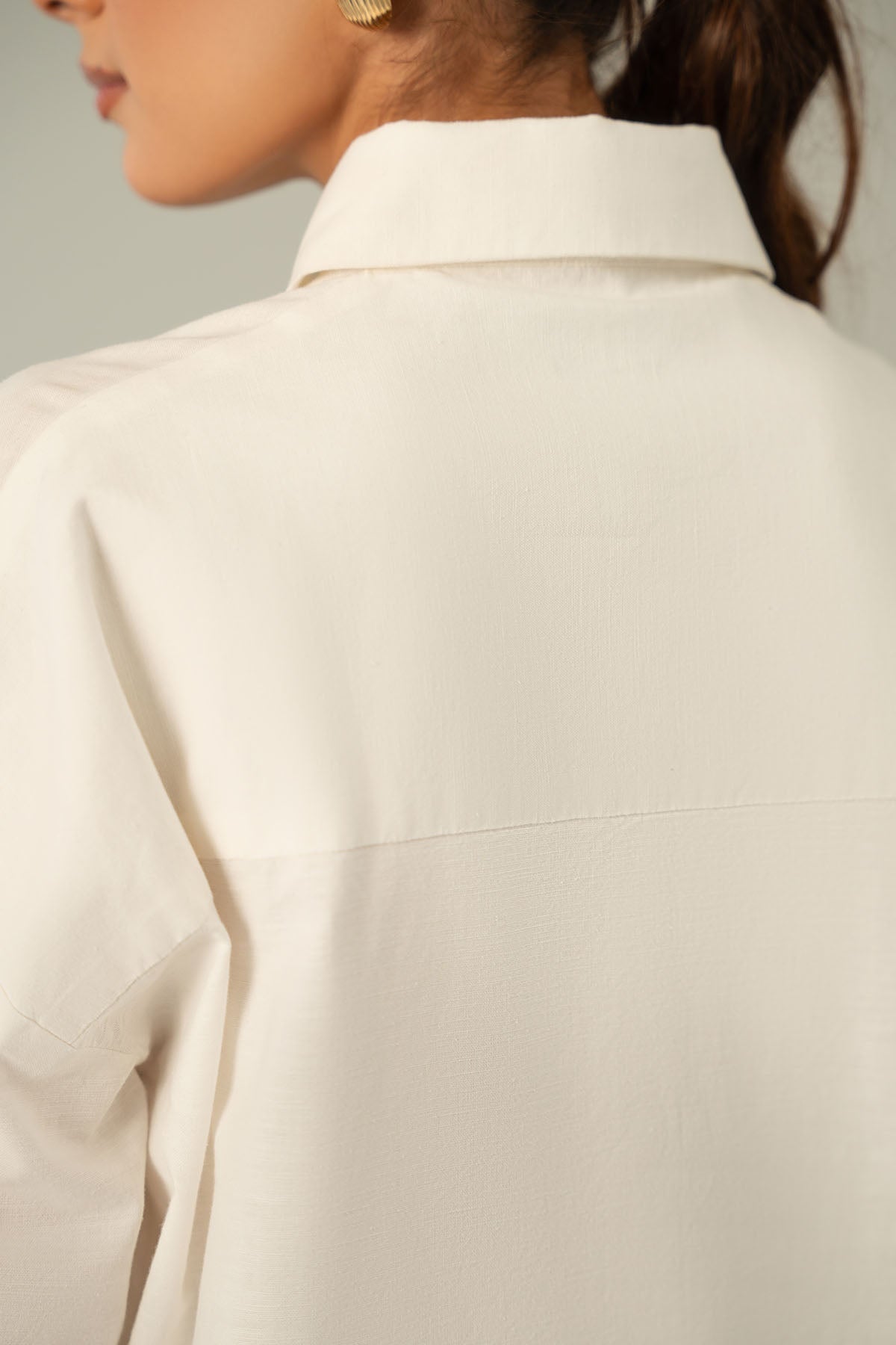 LINEN SHIRT DRESS