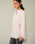 BALLOON SLEEVE POPLIN SHIRT