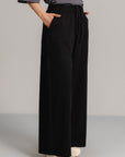 MOVE WIDE TROUSERS-DOUBLE KNIT
