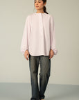 BALLOON SLEEVE POPLIN SHIRT