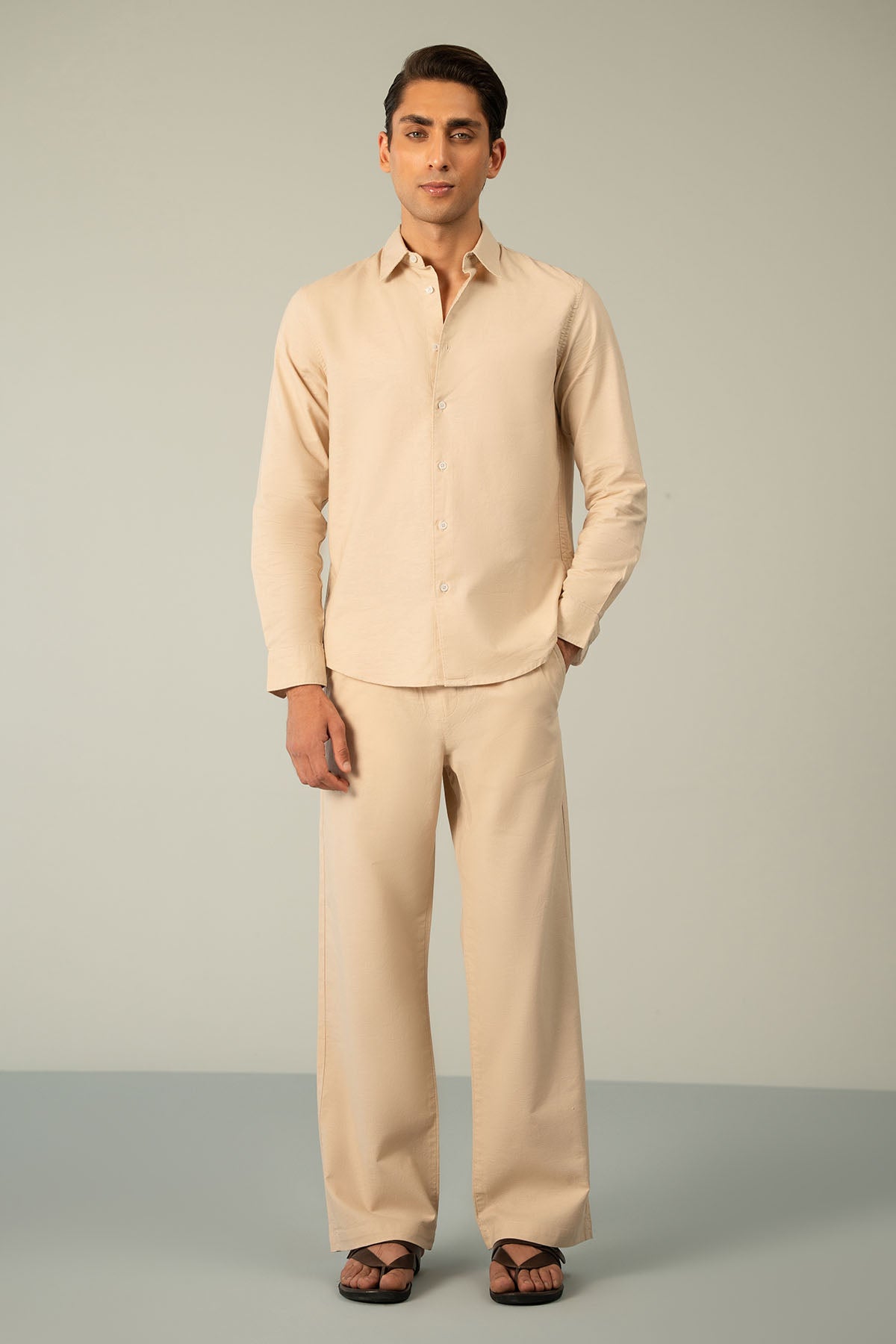 RELAXED LINEN PANTS