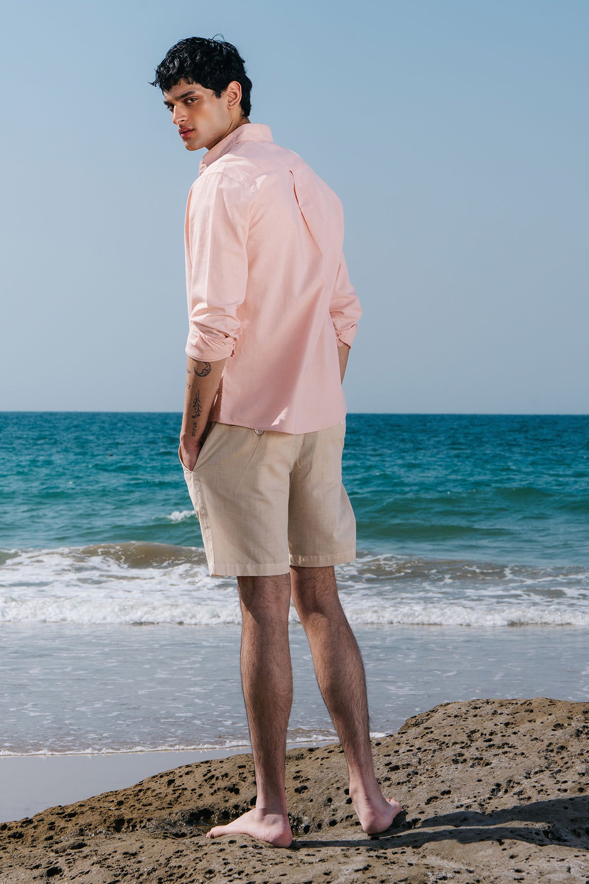 LINEN SHORTS