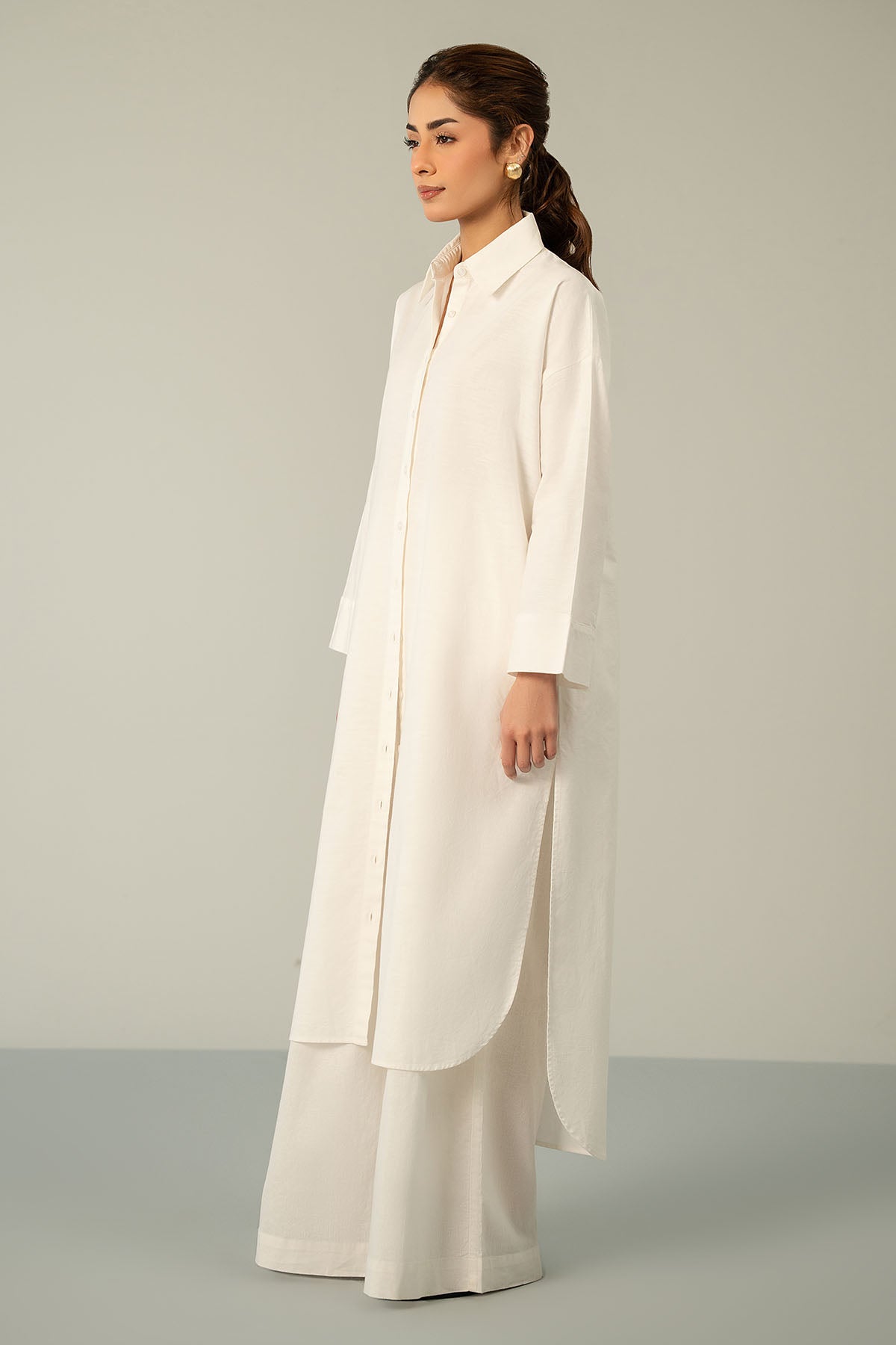 LINEN SHIRT DRESS