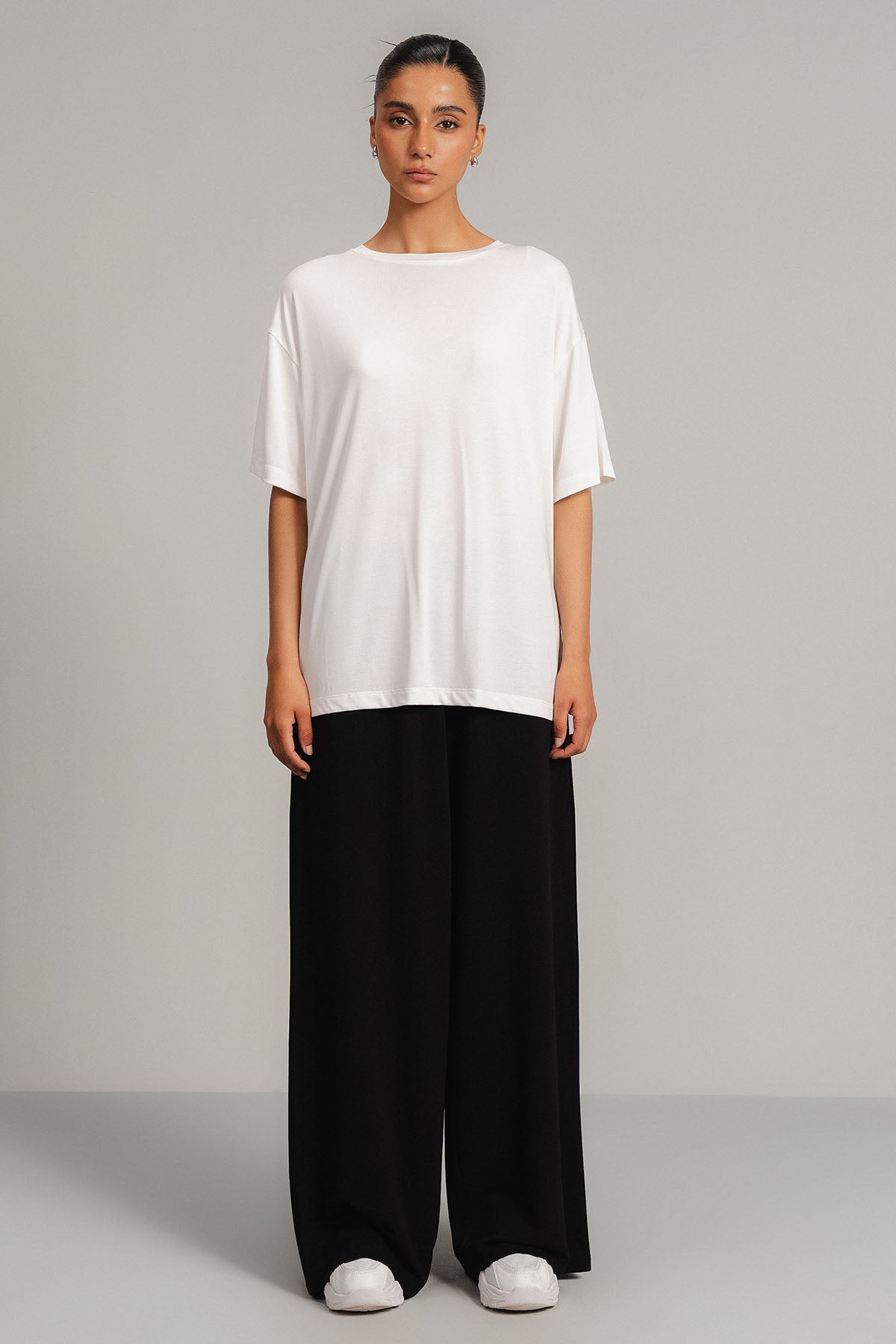 WIDE LEG RELAXED PANTS CLOUDLUX