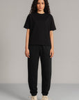 BASIC CROPPED JOGGERS-FRENCH TERRY