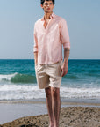 LINEN SHORTS