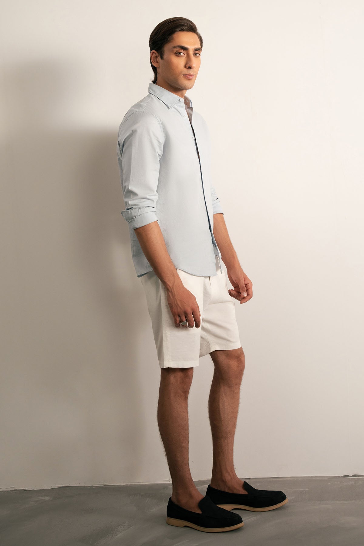 LINEN SHORTS