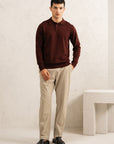 REFINED POLO SWEATER