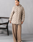 DIAMOND QUILTED-PARKA