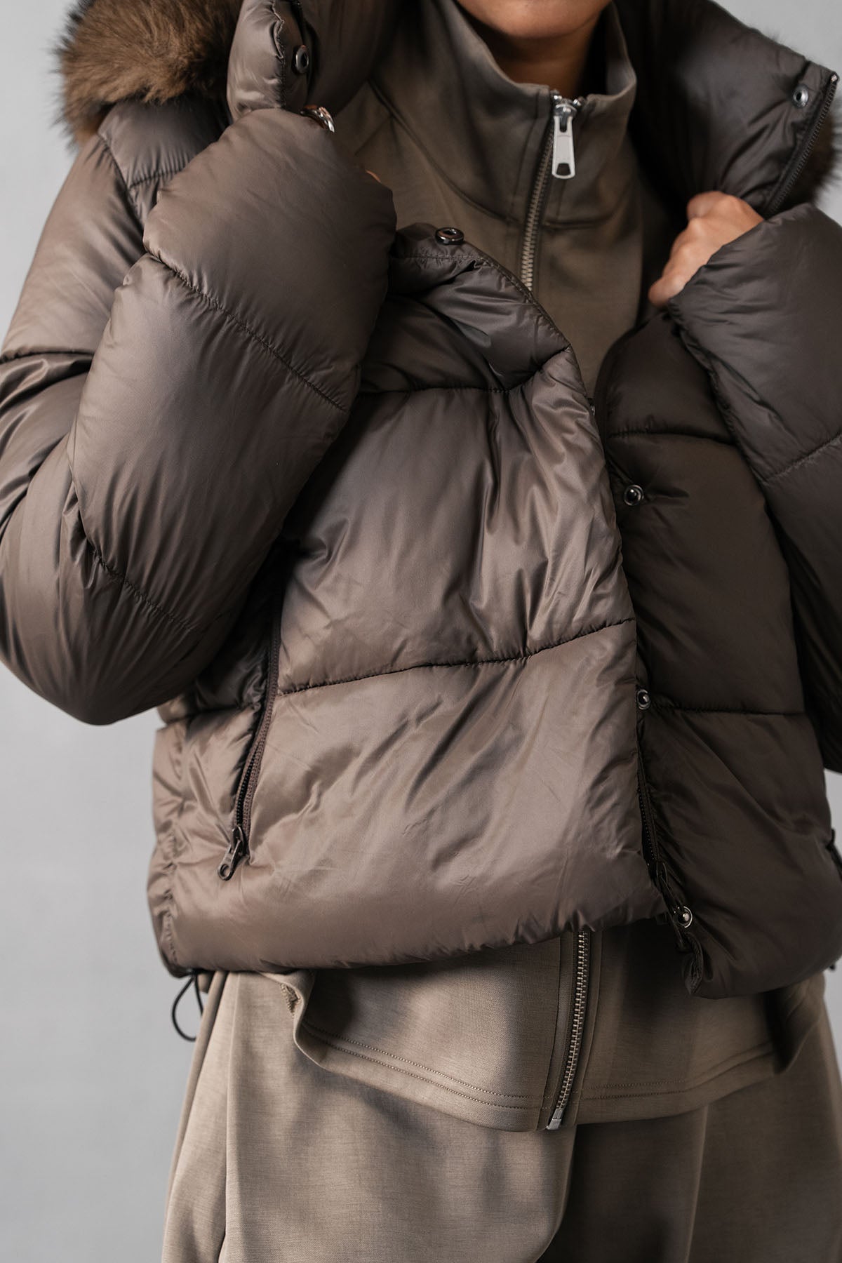 CROPPED PUFFER JACKET