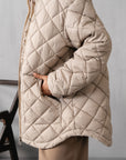 DIAMOND QUILTED-PARKA