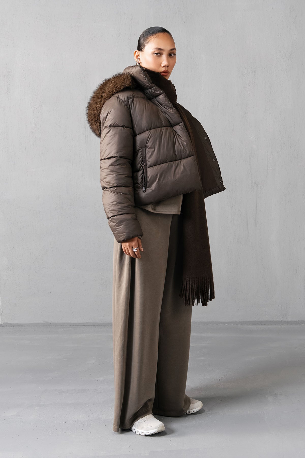 CROPPED PUFFER JACKET