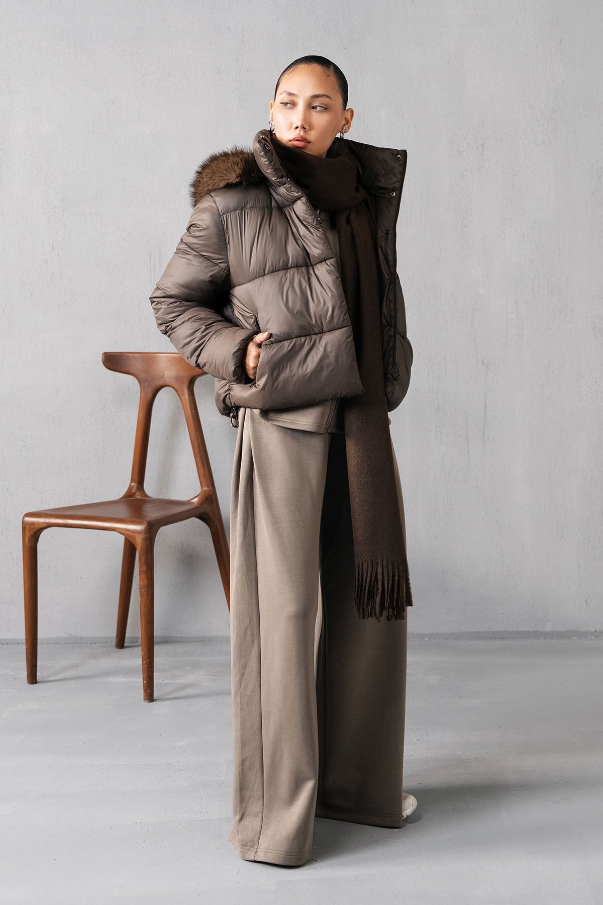 CROPPED PUFFER JACKET