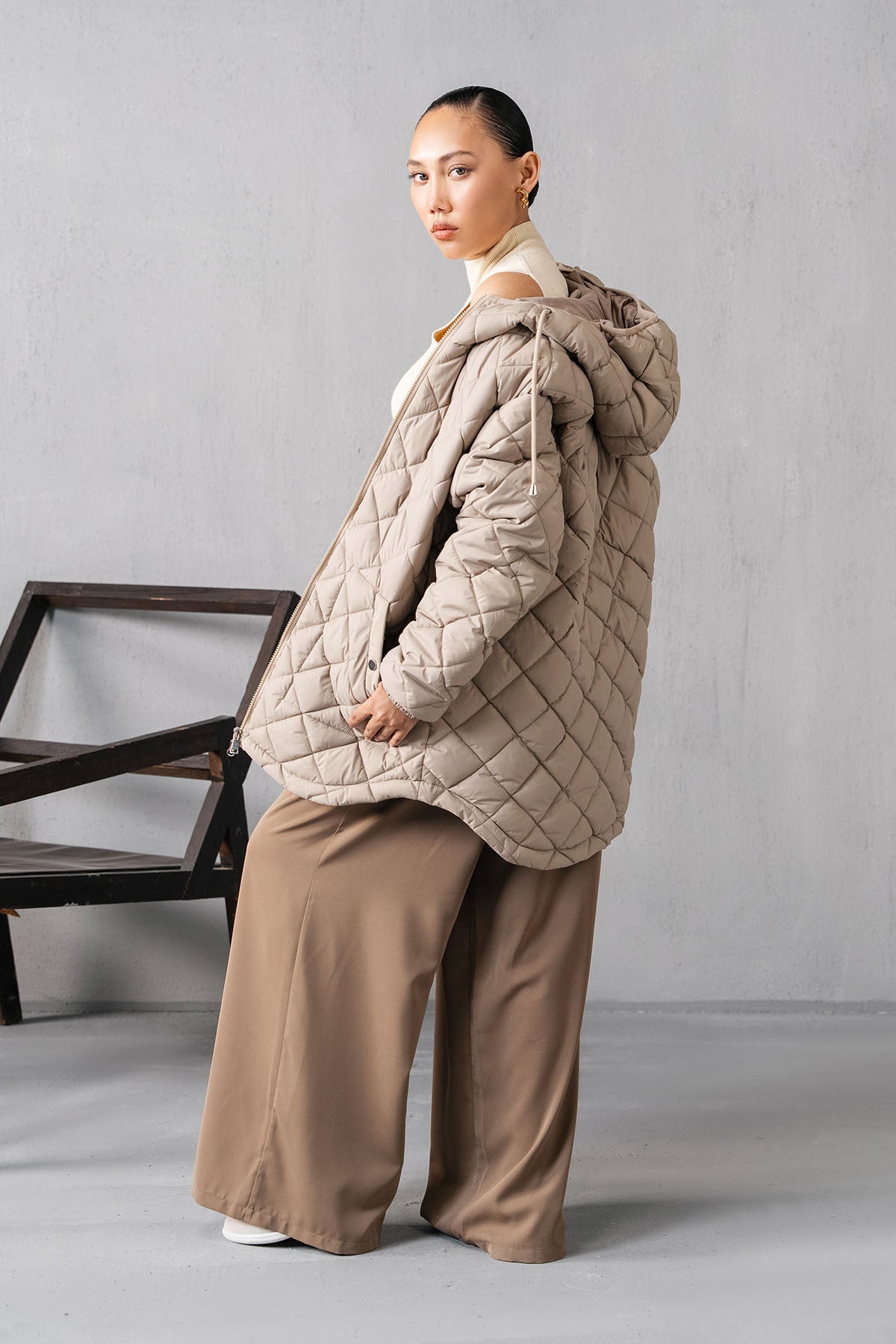 DIAMOND QUILTED-PARKA